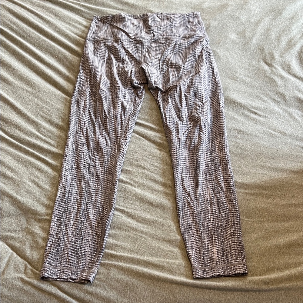 lululemon athletica Black and White Leggings